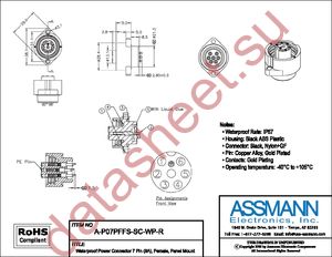 A-P07PFFS-SC-WP-R datasheet  